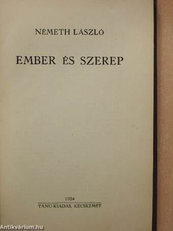 Ember és szerep