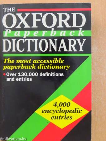 The Oxford Paperback Dictionary