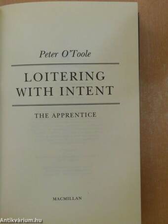 Loitering With Intent