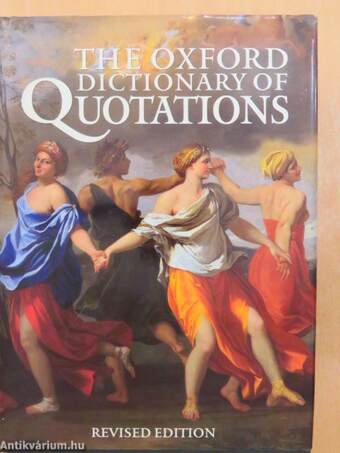 The Oxford Dictionary of Quotations