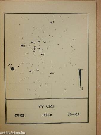 ERUPTIV változócsillagok I.