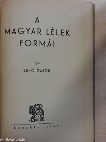 A magyar lélek formái