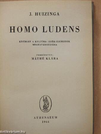 Homo Ludens