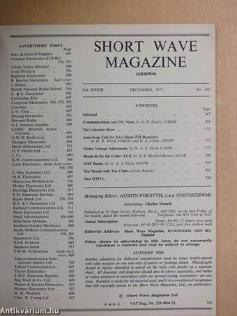 The Short Wave Magazine December 1975