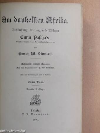 Im dunkelsten Afrika I-II. (gótbetűs)