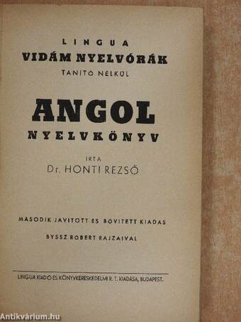 Angol nyelvkönyv