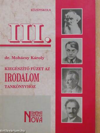 Kiegészítő füzet az irodalomtankönyvhöz