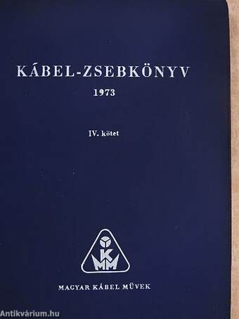Kábel-zsebkönyv 1973/IV. 