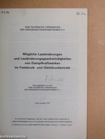 Mögliche Laständerungen und Laständerungsgeschwindigkeiten von Dampfkraftwerken im Festdruck- und Gleitdruckbetrieb