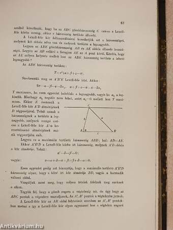 Középiskolai mathematikai lapok 1903. szeptember-1904. június