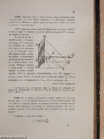 Középiskolai mathematikai lapok 1903. szeptember-1904. június