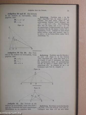 Lehrbuch der planimetrischen Konstruktionsaufgaben III.