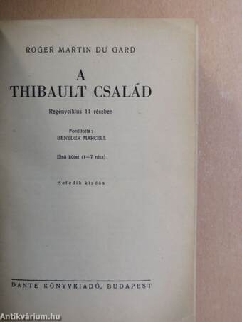 A Thibault család I-II.