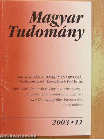 Magyar Tudomány 2003. november