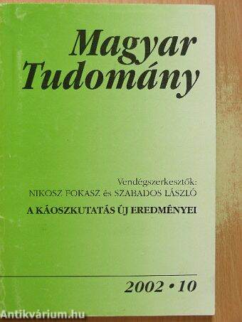 Magyar Tudomány 2002. október