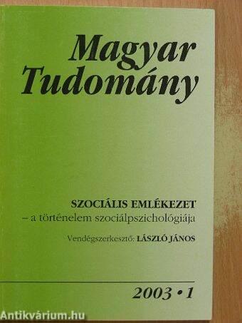 Magyar Tudomány 2003. január