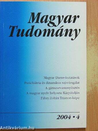 Magyar Tudomány 2004. április