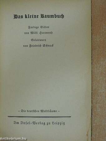 Das kleine Baumbuch (gótbetűs)