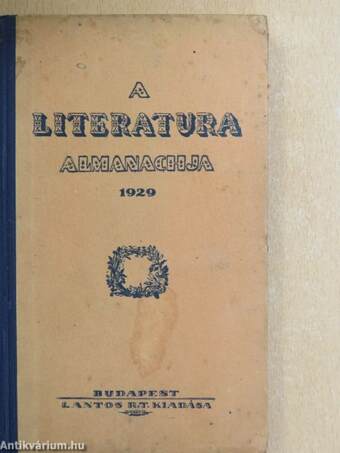 A Literatura almanachja 1929