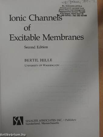 Ionic Channels of Excitable Membranes