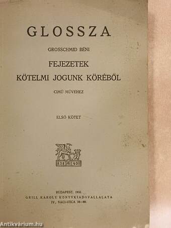 Glossza I.