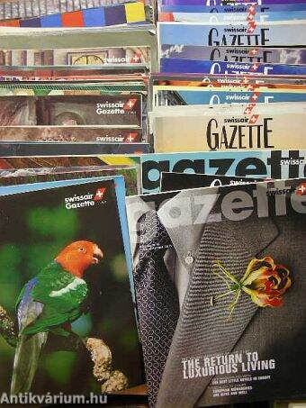 Swissair Gazette 1984-2000. (vegyes számok) (53 db)