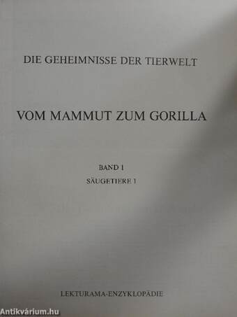 Vom Mammut Zum Gorilla