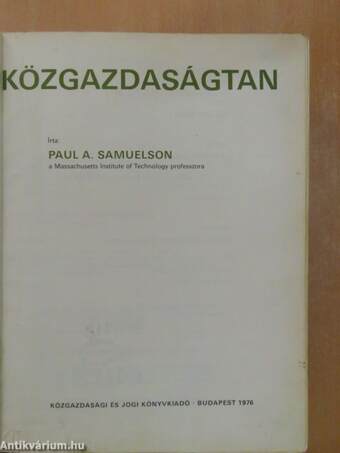 Közgazdaságtan