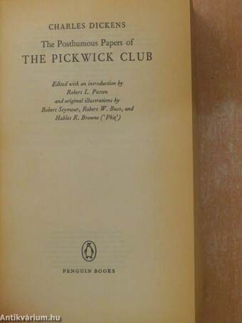 The Posthumous Papers of The Pickwick Club