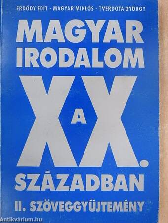 Magyar irodalom a XX. században II.