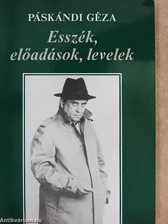 Esszék, előadások, levelek