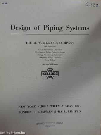 Design of Piping Systems