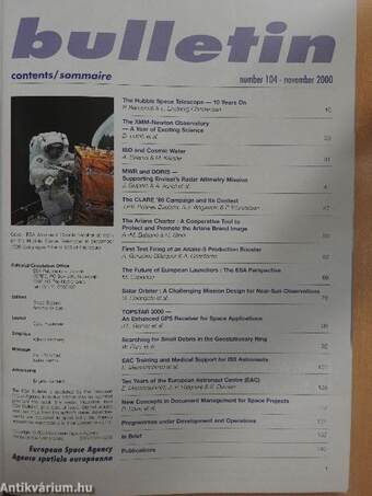 Esa Bulletin November 2000