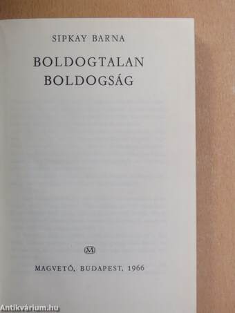 Boldogtalan boldogság