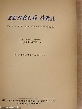 Zenélő óra