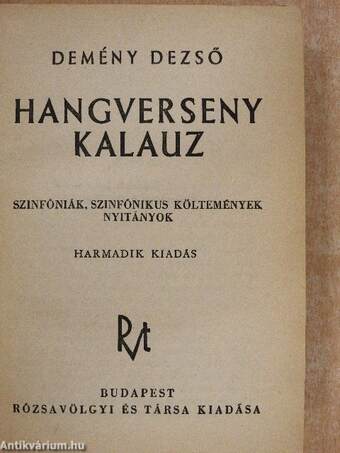 Hangverseny kalauz