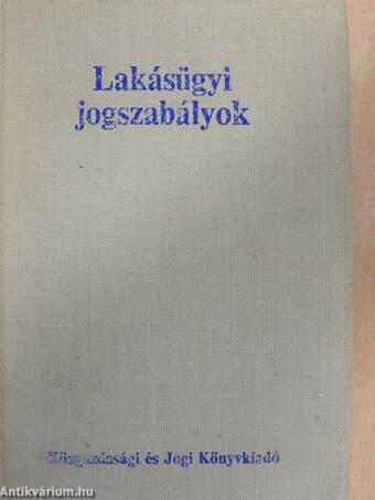 Lakásügyi jogszabályok