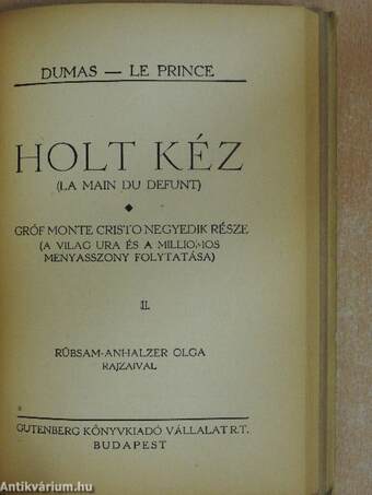 Holt kéz I-VI.