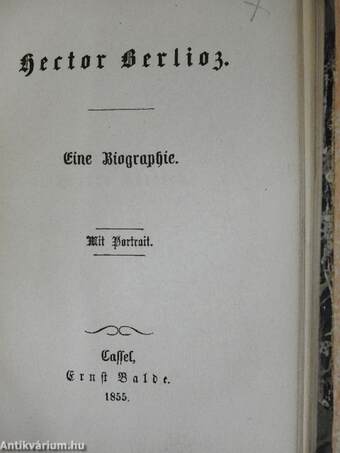 Dan. Francois Esprit Auber/Johann Sebastian Bach/Ludwig van Beethoven/Vincenzo Bellini/Hector Berlioz/Luigi Cherubini/Friedrich Franz Chopin/Félicien David/Gaetano Donizetti (gótbetűs)