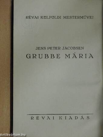 Grubbe Mária