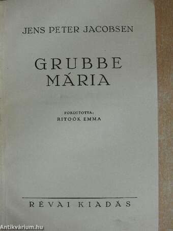 Grubbe Mária