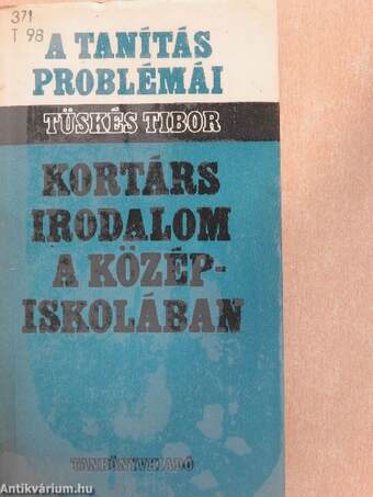 Kortárs irodalom a középiskolában