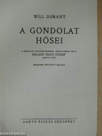 A gondolat hősei