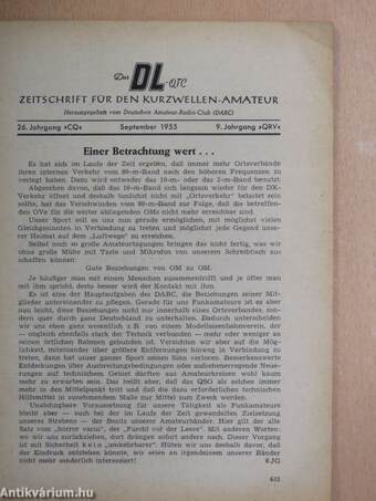 Das DL-QTC Oktober 1955