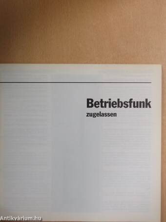 Betriebsfunk Katalog 1994