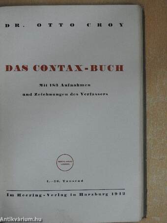 Das Contax-Buch