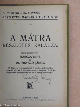 A Mátra részletes kalauza