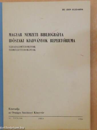 Magyar nemzeti bibliográfia időszaki kiadványok repertóriuma