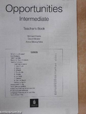 Opportunities - Intermediate - Teacher's Book