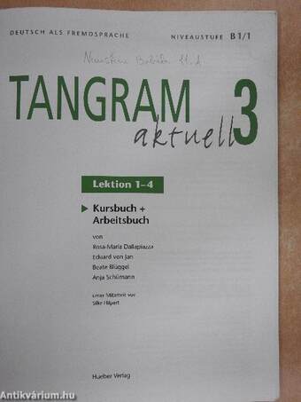 Tangram aktuell 3 - Kursbuch + Arbeitsbuch - CD-vel